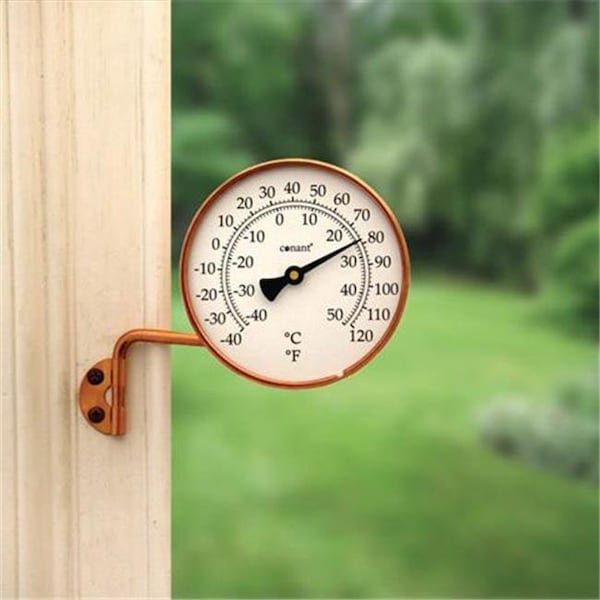 Conant Custom Brass Conant Custom Brass Vermont Dial Thermometer Living Finish Copper T6LFC - main